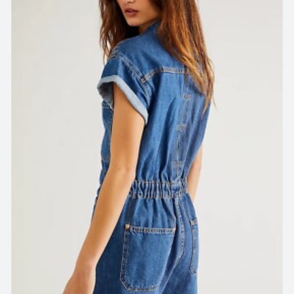 NWT We The Free denim romper - Picture 2 of 4